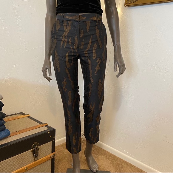 3.1 Phillip Lim Jacquard Crop Pants • Size 0 - Picture 2 of 8